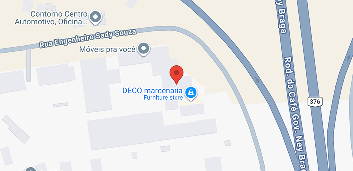 Mapa de localização da Greenpack